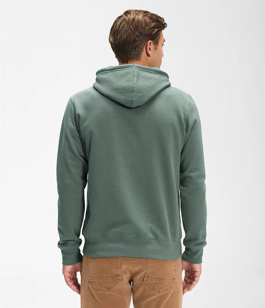 Pánské Hoodies The North Face Half Dome Pullover Zelene | ZQYPFDV-50