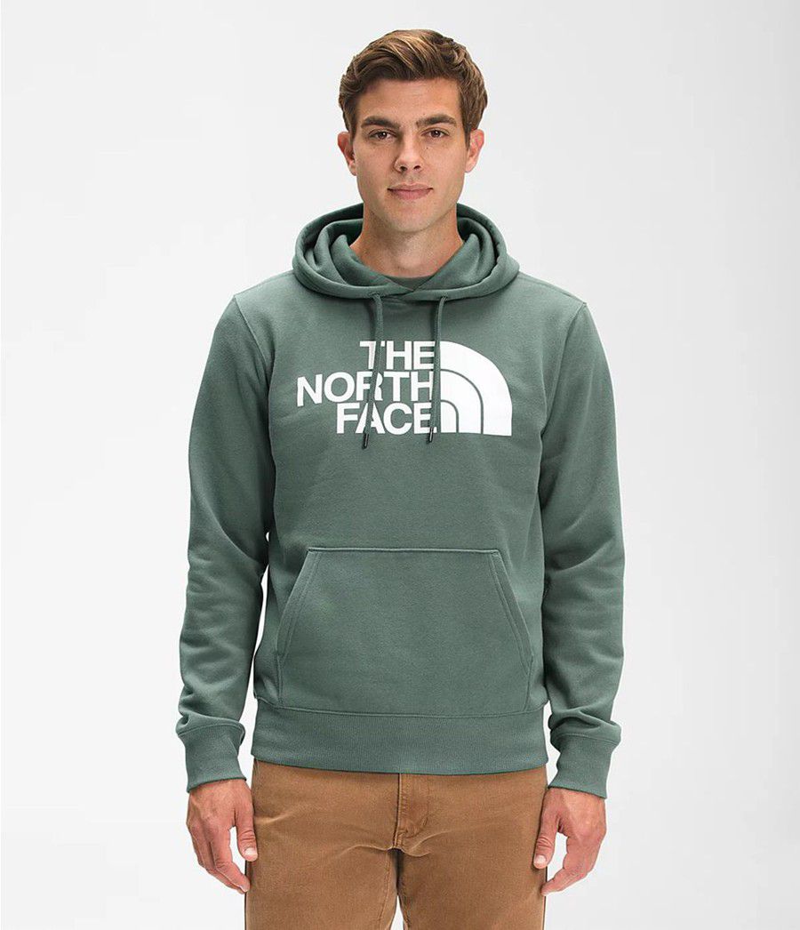Pánské Hoodies The North Face Half Dome Pullover Zelene | ZQYPFDV-50