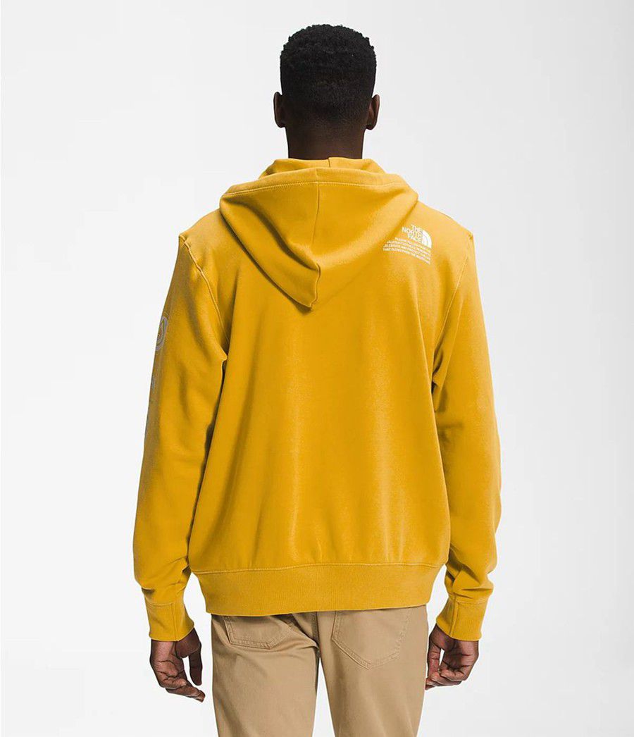 Pánské Hoodies The North Face Himalayan Bottle Source Pullover Žluté | QTXCFLD-86