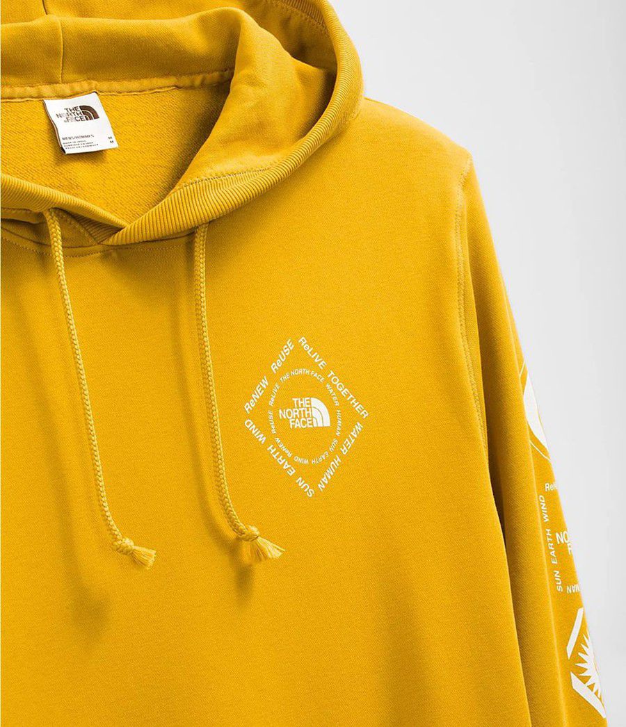 Pánské Hoodies The North Face Himalayan Bottle Source Pullover Žluté | QTXCFLD-86