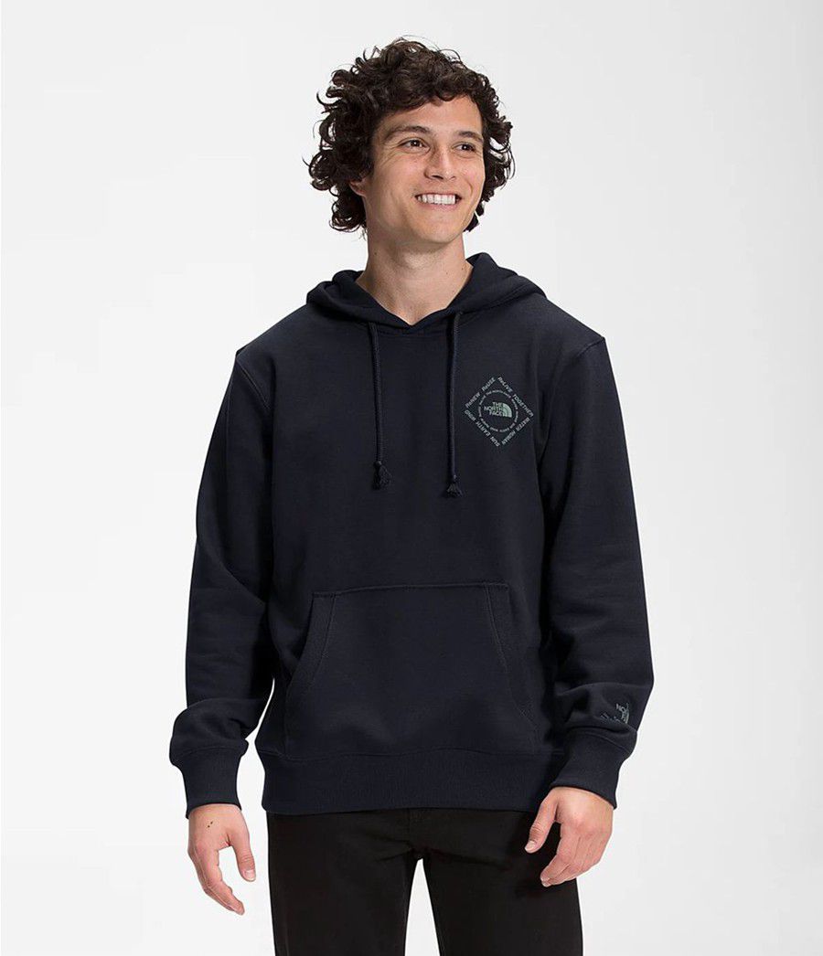Pánské Hoodies The North Face Himalayan Bottle Source Pullover Tmavě Blankyt | TKSBRQD-94