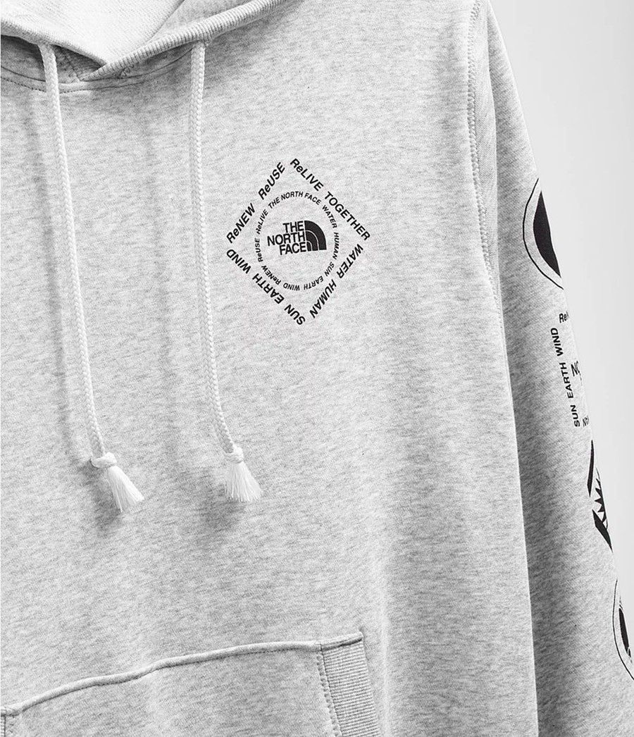 Pánské Hoodies The North Face Himalayan Bottle Source Pullover Světle Šedé | ONWCQVP-50