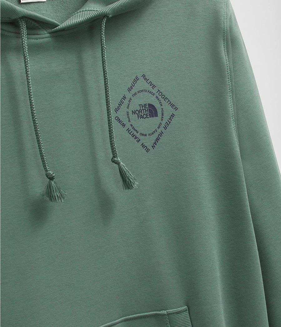 Pánské Hoodies The North Face Himalayan Bottle Source Pullover Zelene | PZAVJNT-64