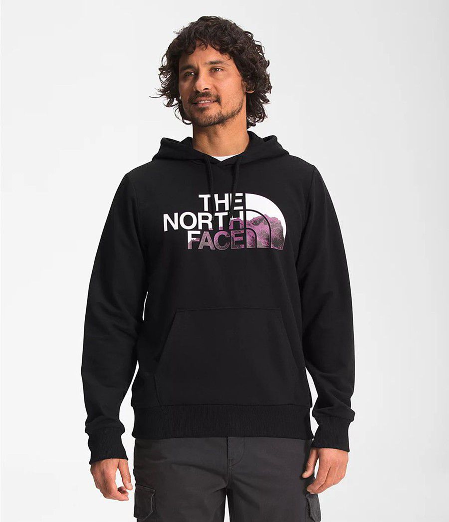 Pánské Hoodies The North Face Logo Play Černé | FODWGEK-40