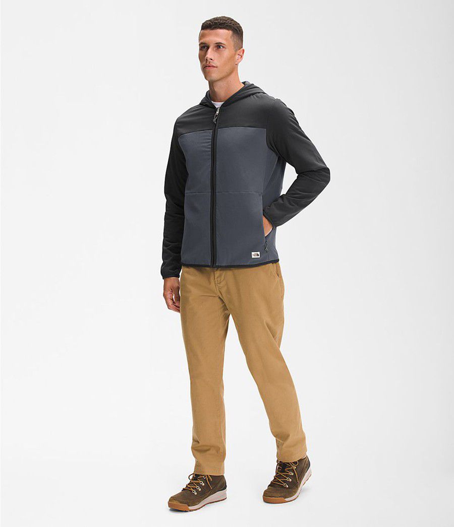 Pánské Hoodies The North Face Mountain Sweatshirt Full Zip Šedé | GLJQFIS-27