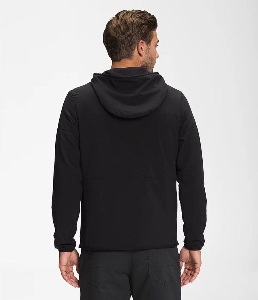 Pánské Hoodies The North Face Mountain Sweatshirt Full Zip Černé | JKPOFDC-40
