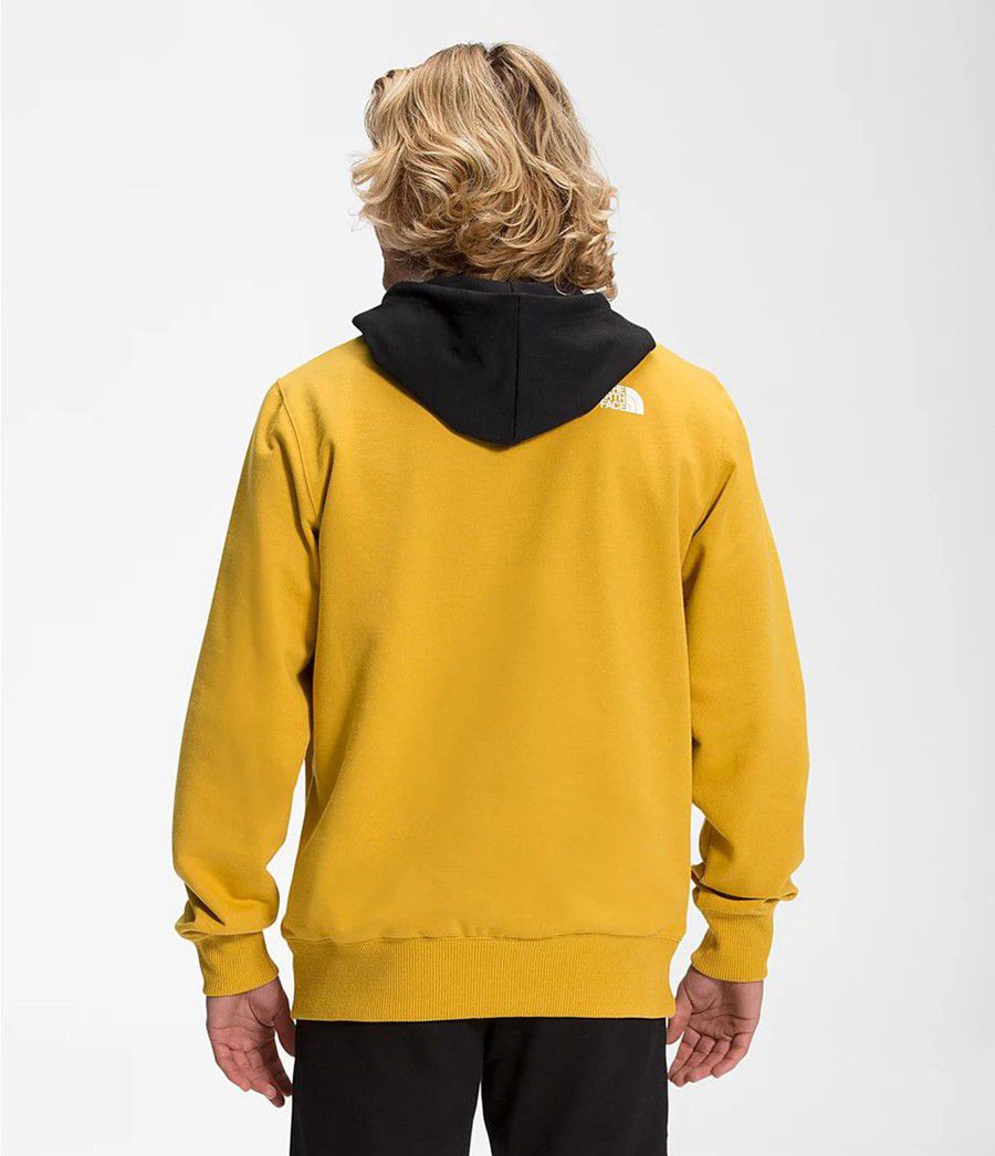 Pánské Hoodies The North Face Recycled Climb Graphic Žluté | CLNGSYH-36