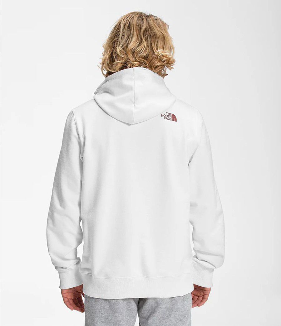 Pánské Hoodies The North Face Recycled Climb Graphic Bílé | THBLKMG-87
