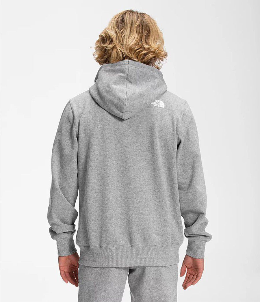 Pánské Hoodies The North Face Recycled Climb Graphic Šedé | DQUHMLS-64