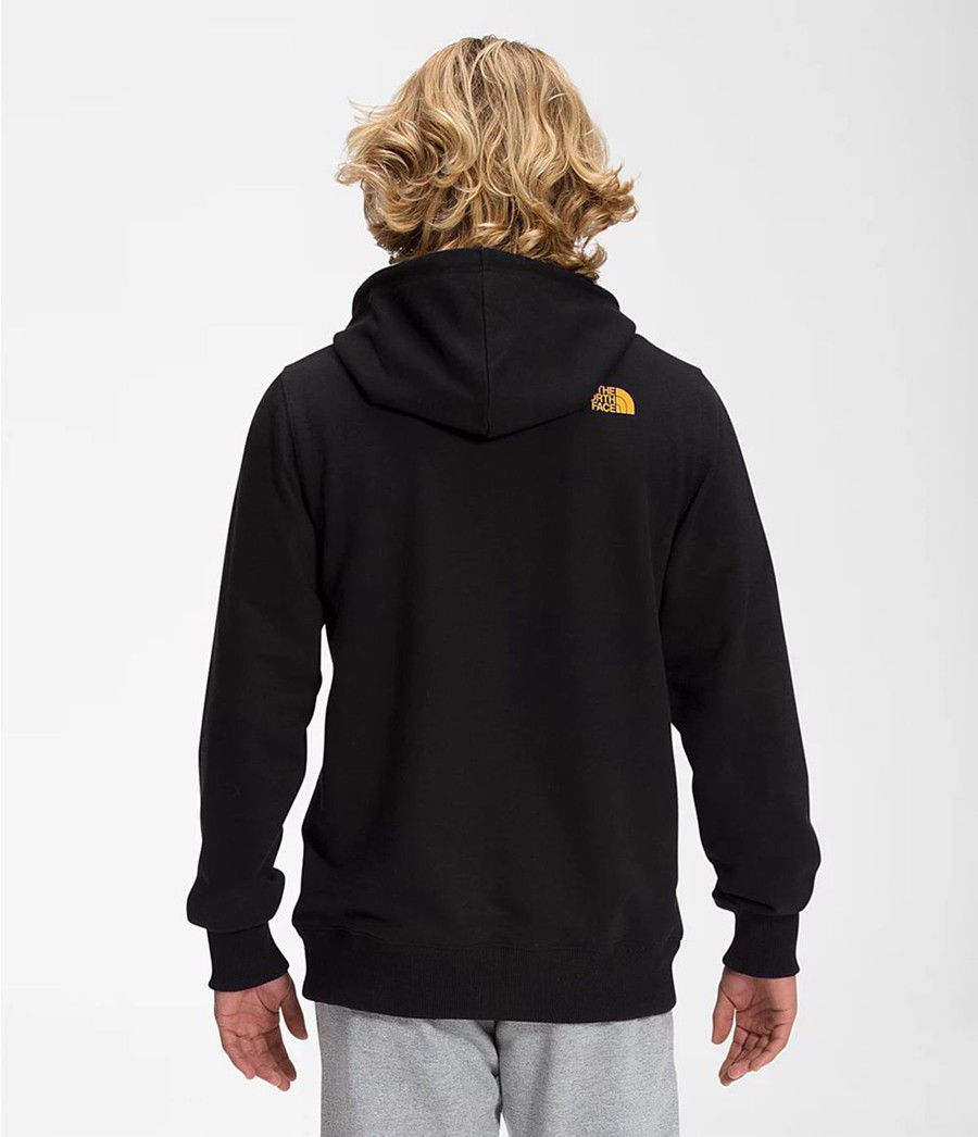 Pánské Hoodies The North Face Recycled Climb Graphic Černé | JMRGWYC-64