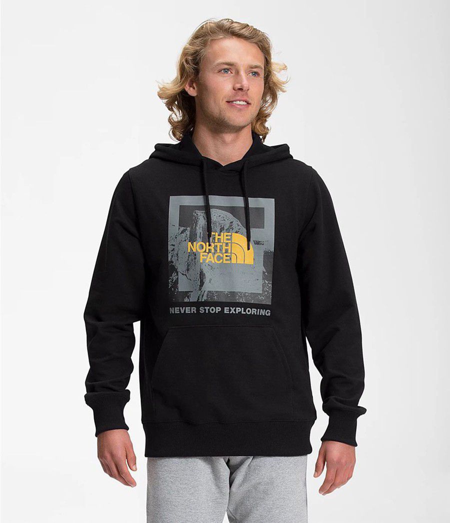 Pánské Hoodies The North Face Recycled Climb Graphic Černé | JMRGWYC-64