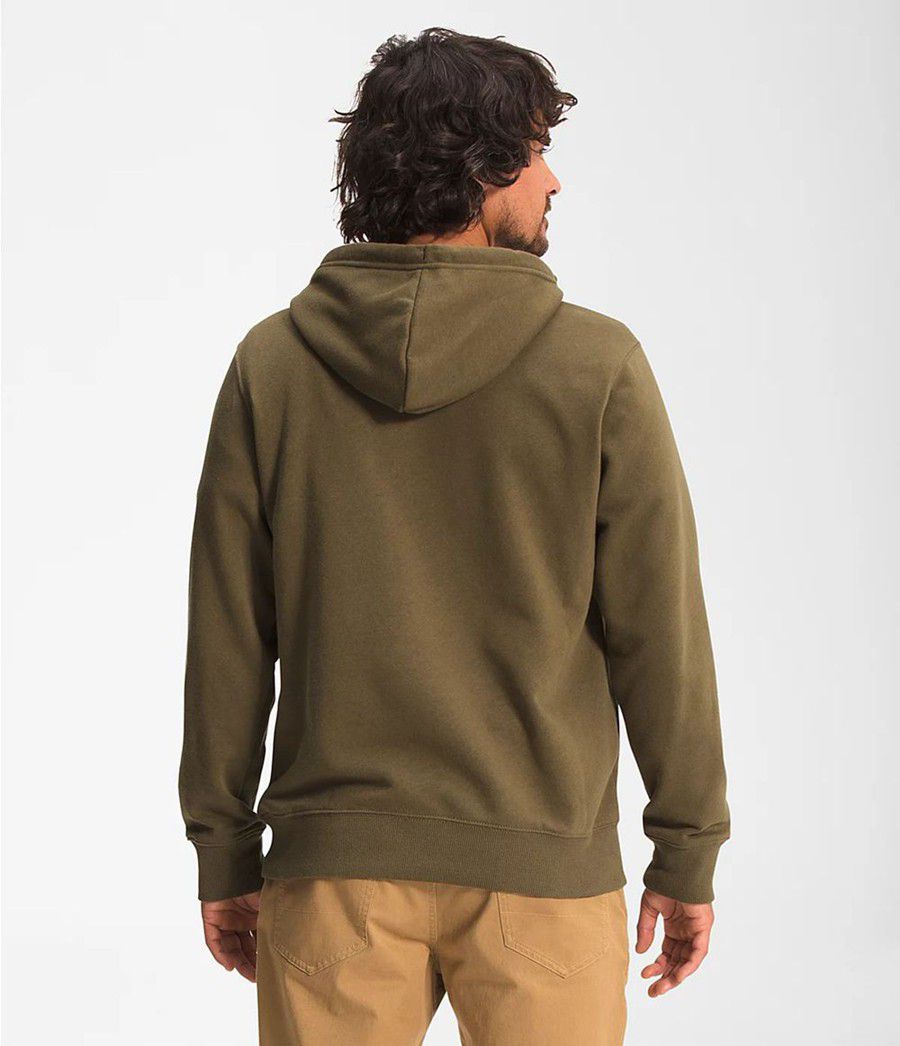 Pánské Hoodies The North Face Reds Pullover Olivy Zelené | AVMJXDW-20