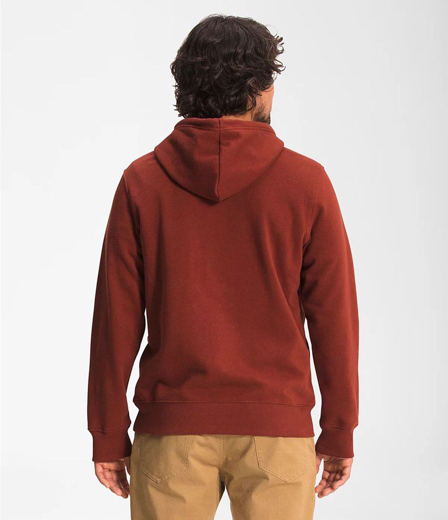Pánské Hoodies The North Face Reds Pullover Červené | OGQCFUI-78