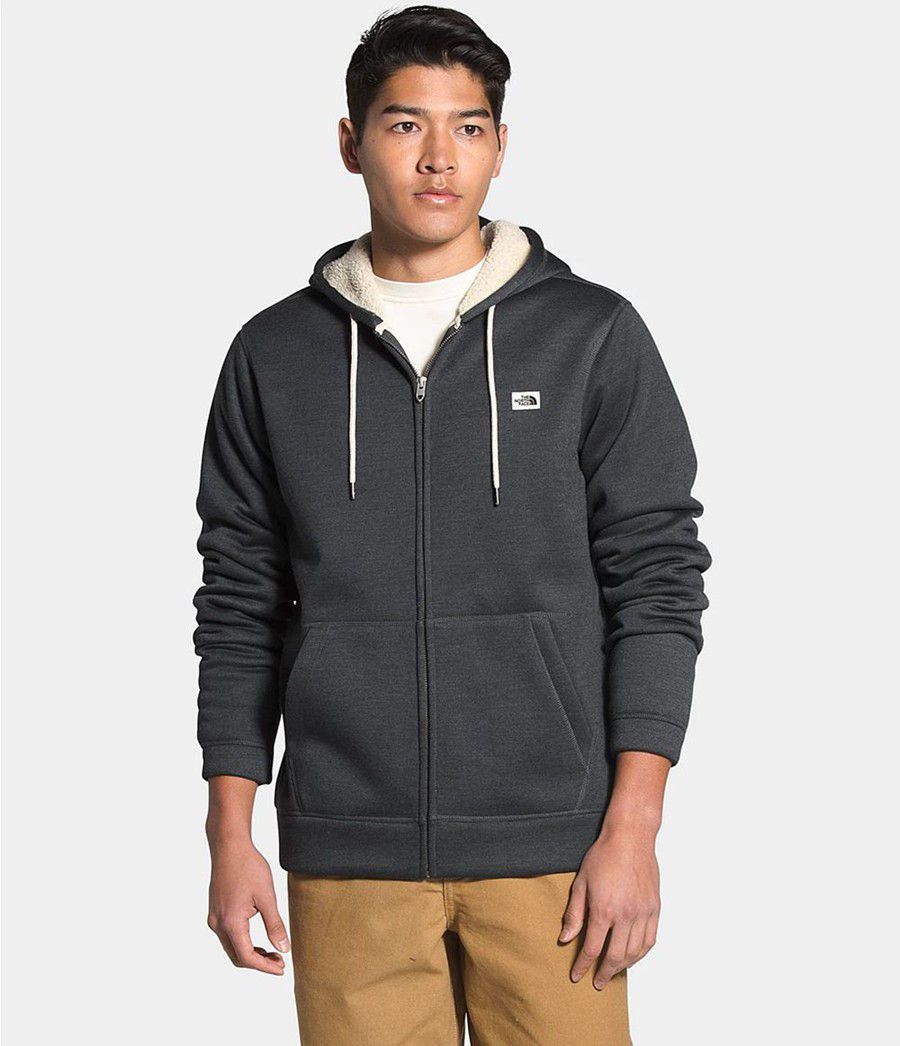 Pánské Hoodies The North Face Sherpa Patrol Full Zip Šedé | EDXRPYU-84