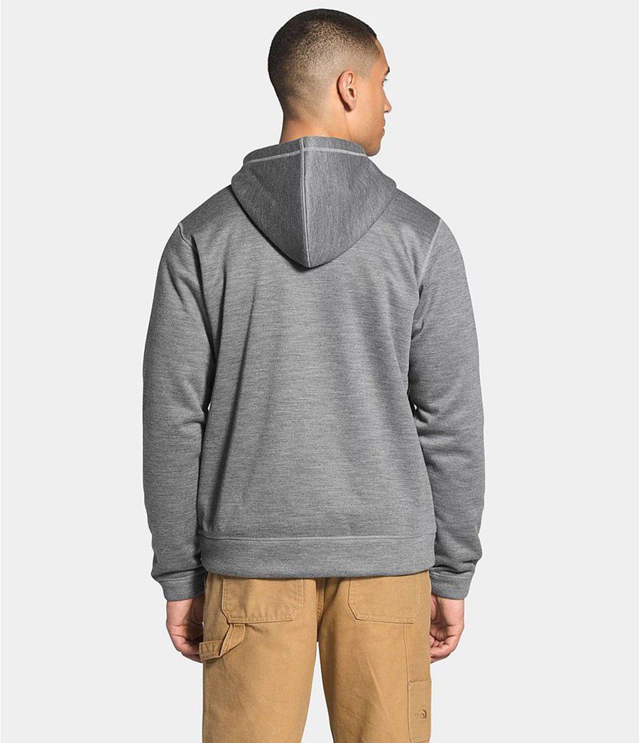 Pánské Hoodies The North Face Sherpa Patrol Full Zip Šedé | HSLXMRJ-56