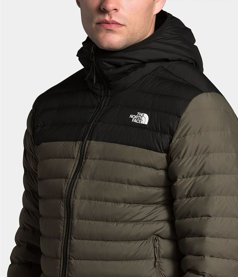 Pánské Hoodies The North Face Stretch Down Černé | IPSXUHV-03