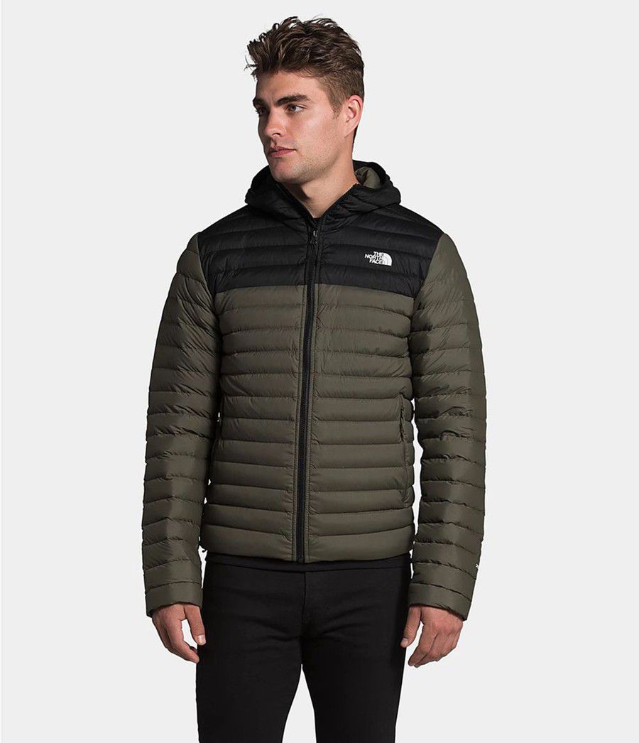 Pánské Hoodies The North Face Stretch Down Černé | IPSXUHV-03