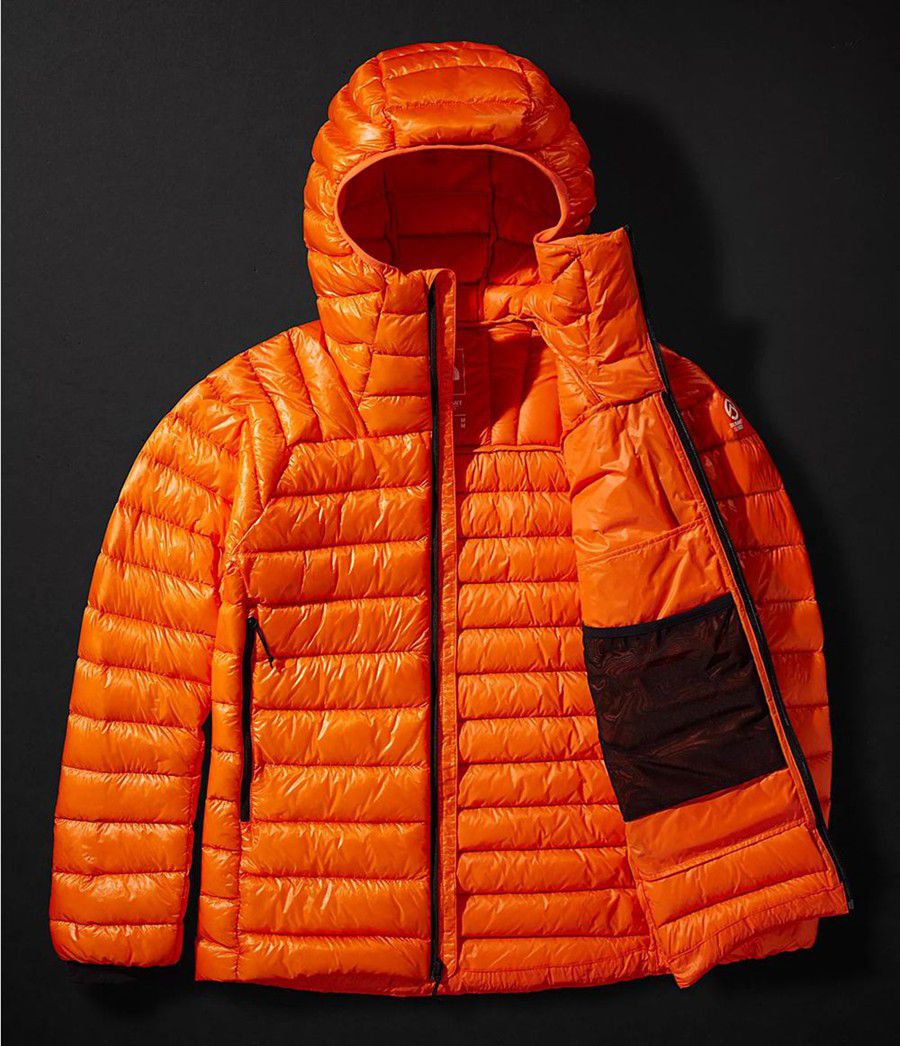 Pánské Hoodies The North Face Summit Down Oranžové | NZYSBWL-31