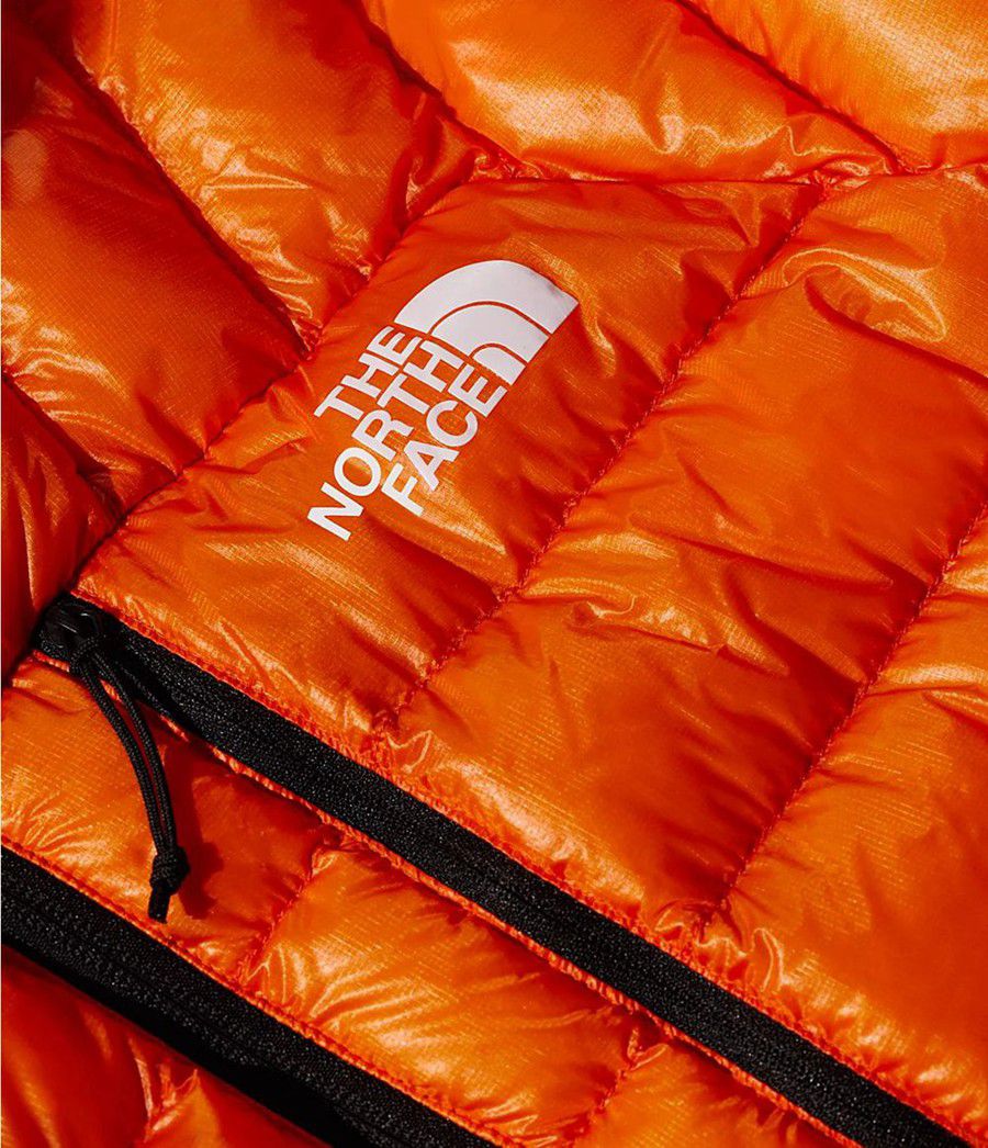 Pánské Hoodies The North Face Summit Down Oranžové | NZYSBWL-31