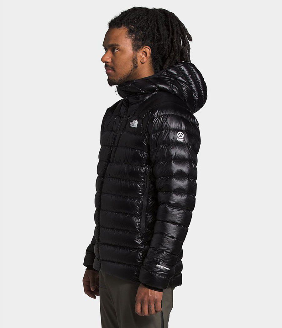 Pánské Hoodies The North Face Summit Down Černé | BOAIZRU-18