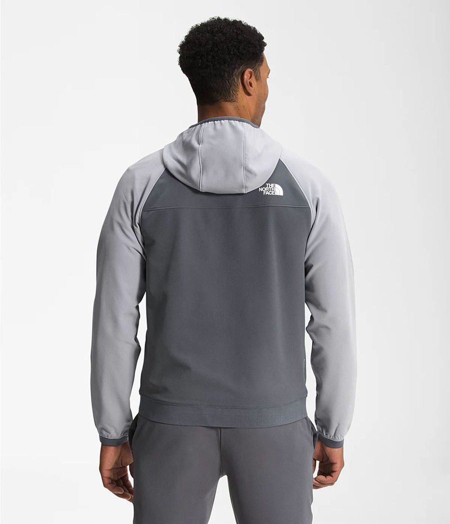 Pánské Hoodies The North Face Tekware® Fleece Full Zip Šedé | FTYEMBN-92