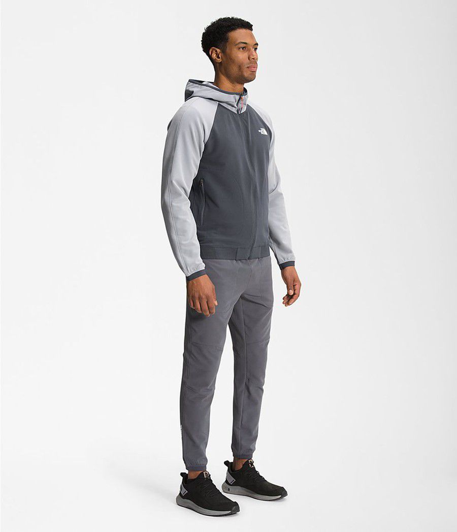 Pánské Hoodies The North Face Tekware® Fleece Full Zip Šedé | FTYEMBN-92