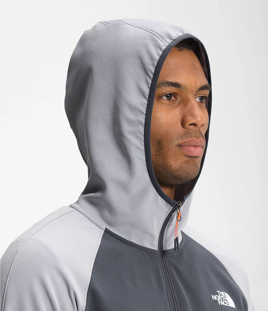 Pánské Hoodies The North Face Tekware® Fleece Full Zip Šedé | FTYEMBN-92