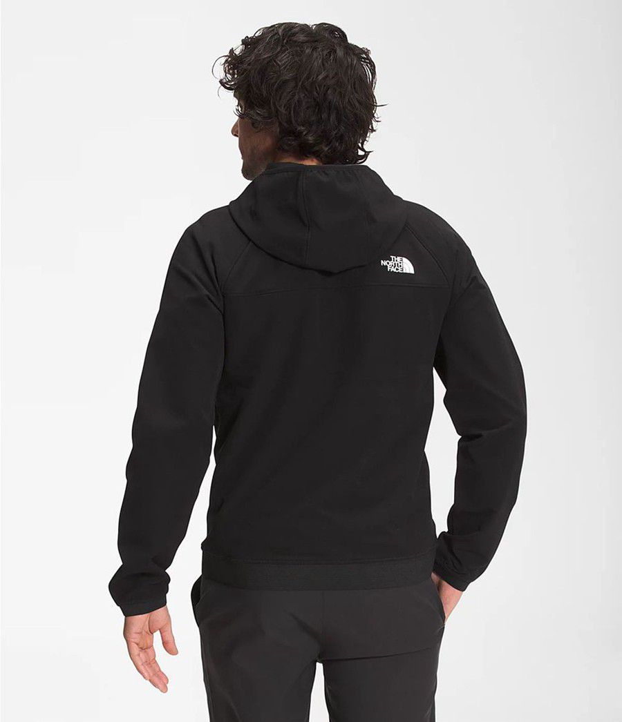 Pánské Hoodies The North Face Tekware® Fleece Full Zip Černé | WLQOGEM-68