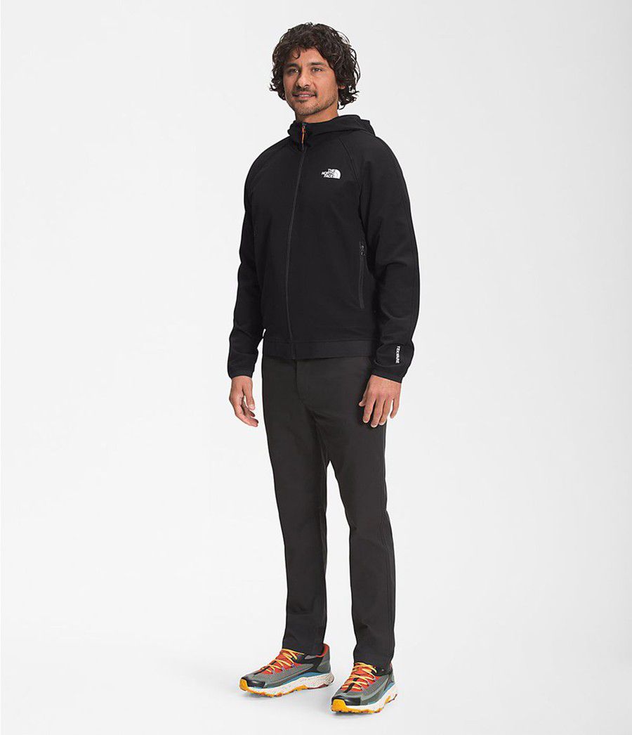 Pánské Hoodies The North Face Tekware® Fleece Full Zip Černé | WLQOGEM-68