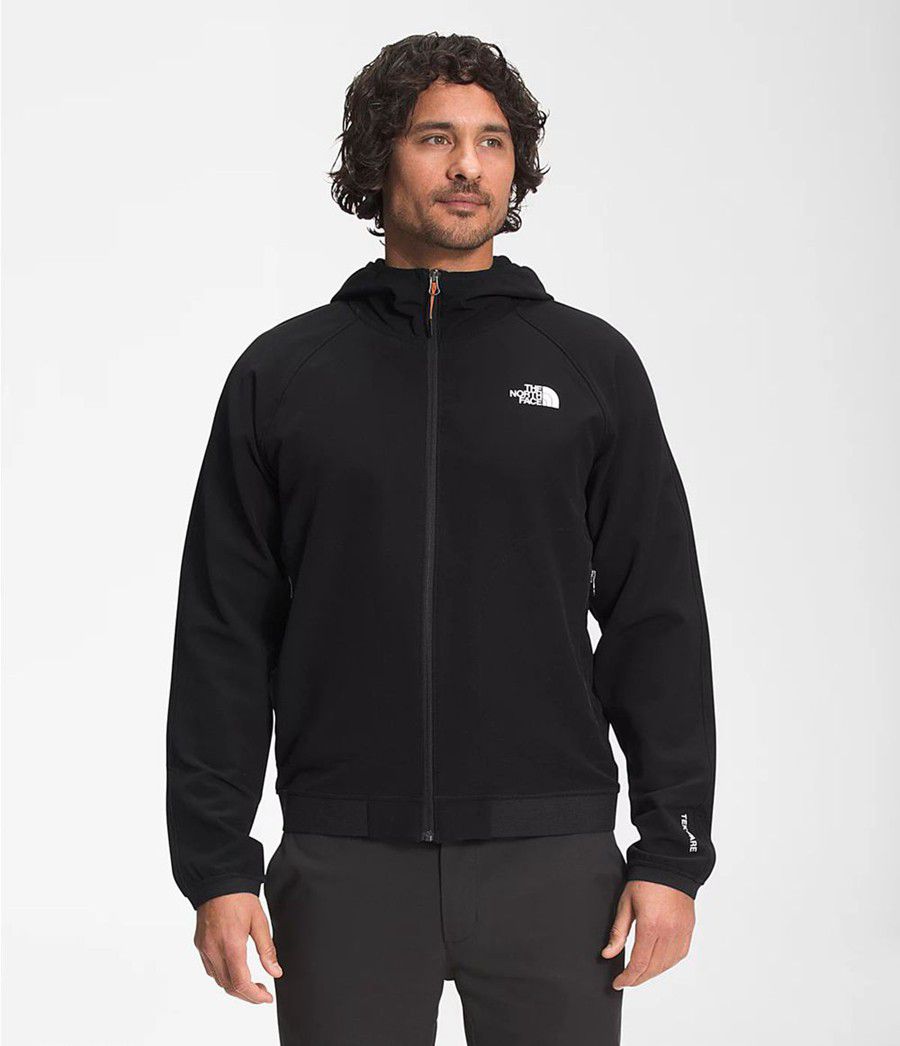 Pánské Hoodies The North Face Tekware® Fleece Full Zip Černé | WLQOGEM-68