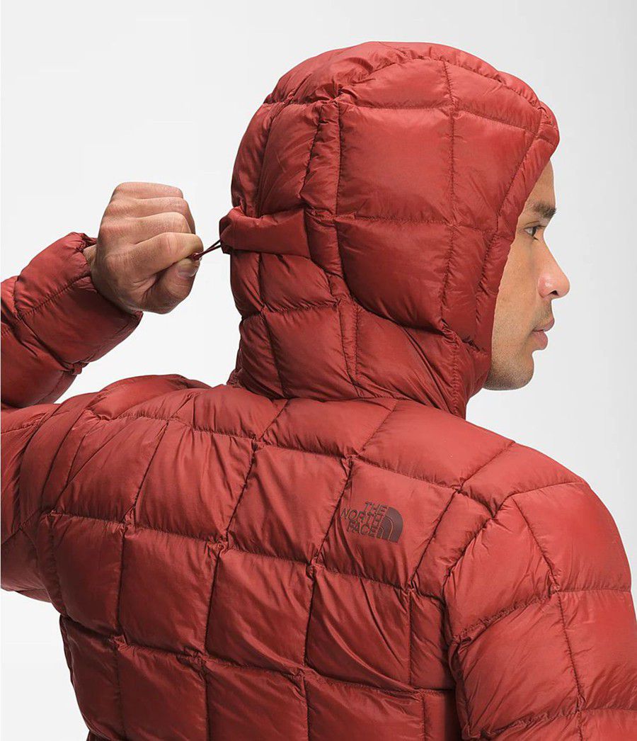 Pánské Hoodies The North Face Thermoball Super Červené | YNJGHRL-21