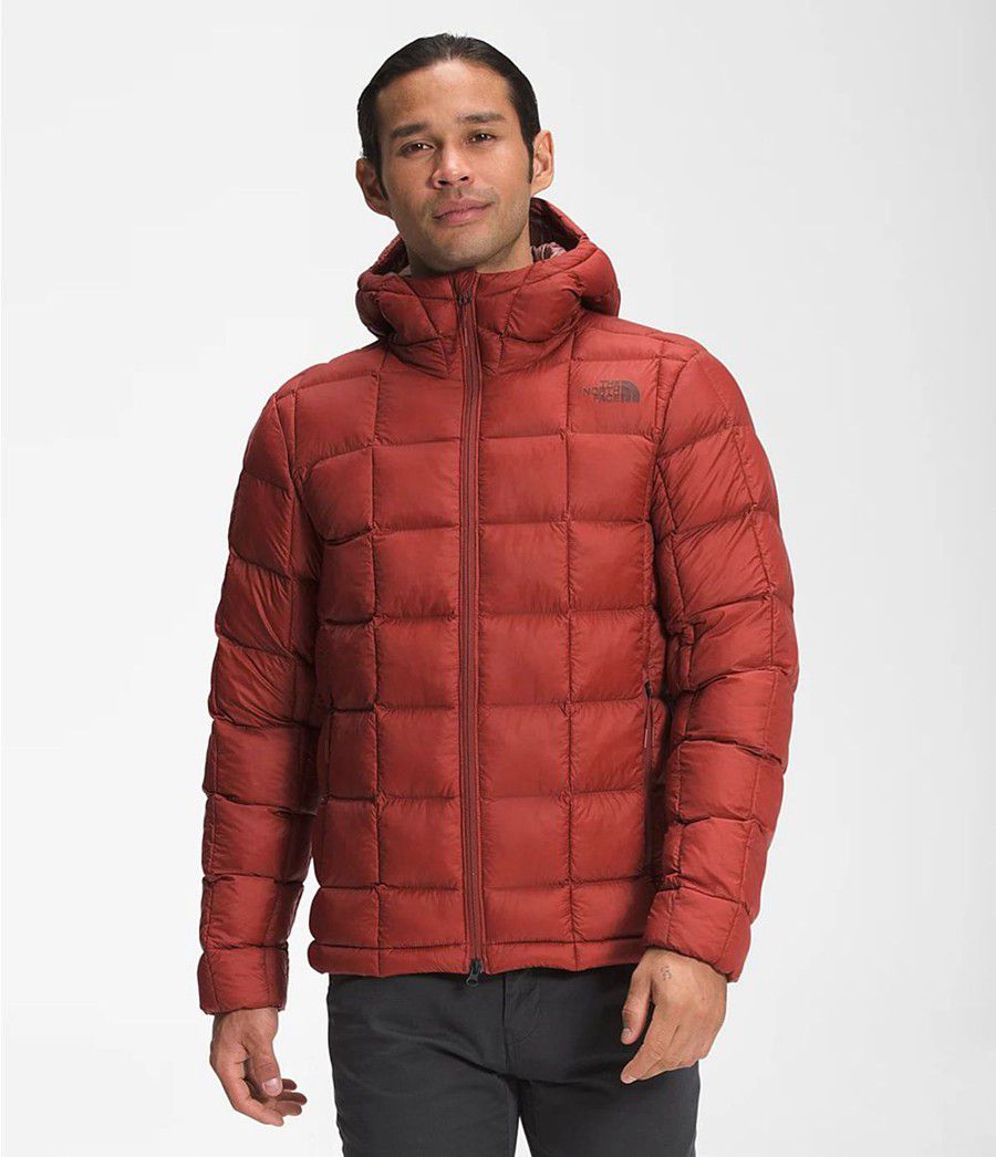 Pánské Hoodies The North Face Thermoball Super Červené | YNJGHRL-21