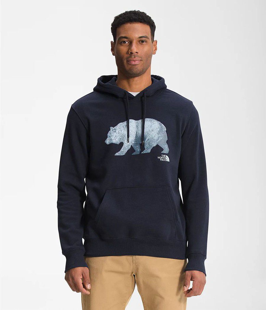 Pánské Hoodies The North Face Tnf Bear Pullover Tmavě Blankyt | AJZXPRF-45