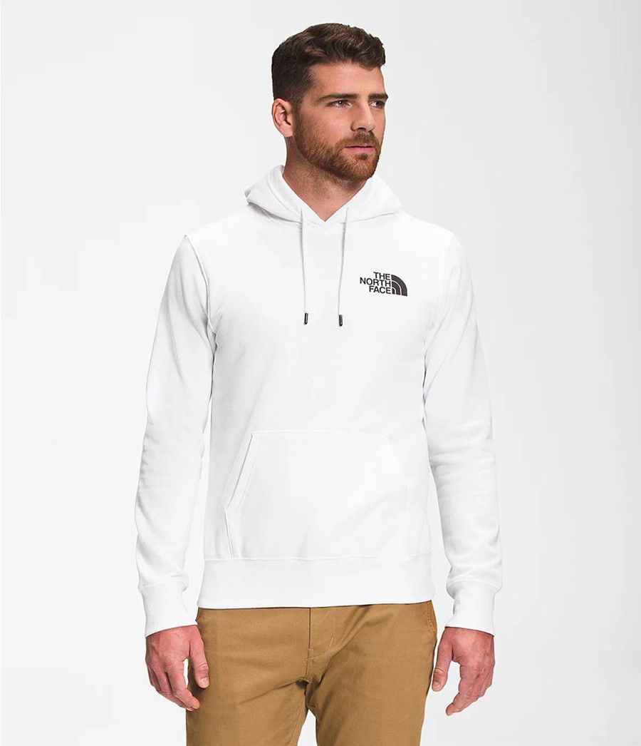 Pánské Hoodies The North Face Walls Pullover Bílé | XCYNLGW-30