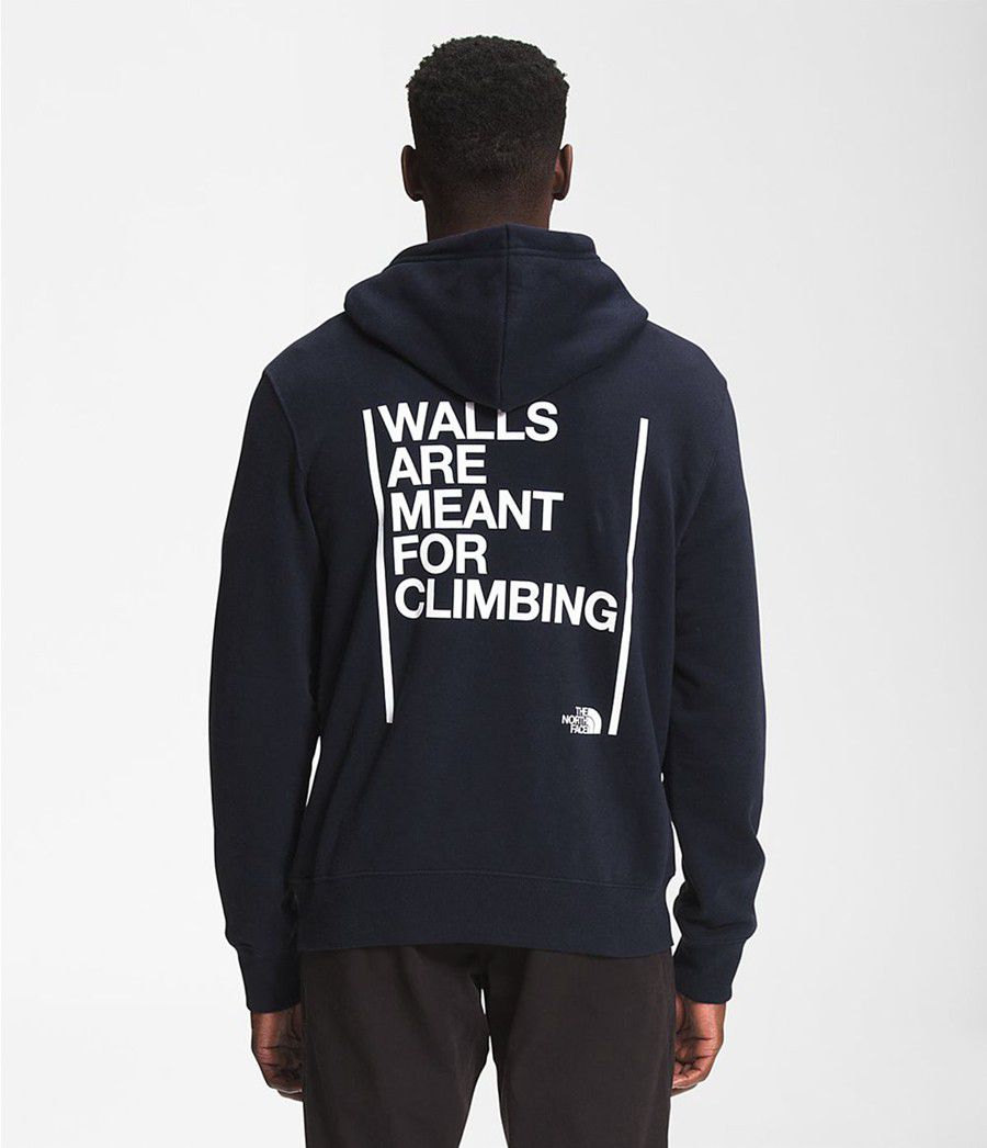 Pánské Hoodies The North Face Walls Pullover Světle Šedé | TOGKVSB-20