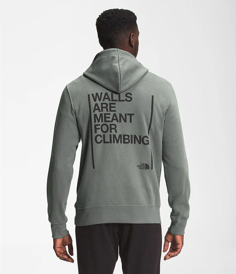 Pánské Hoodies The North Face Walls Pullover Světle Šedé | WMPQITX-90