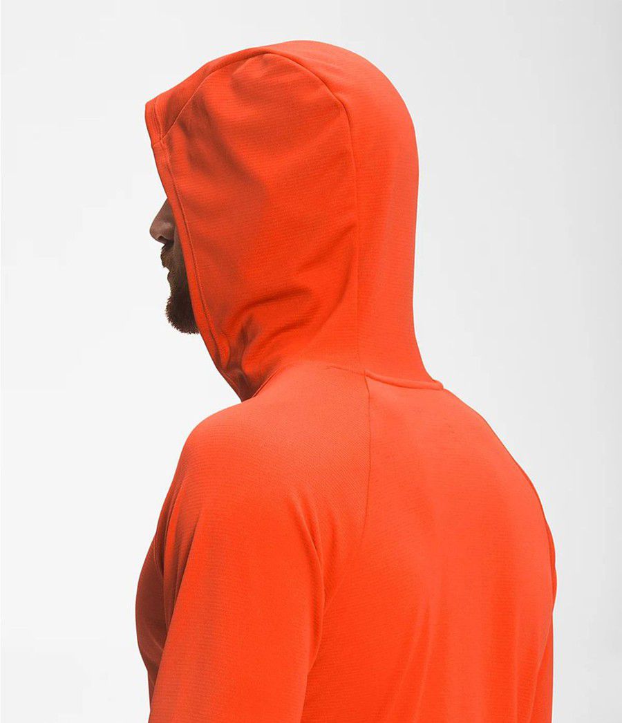 Pánské Hoodies The North Face Wander Sun Oranžové | THZLEWC-80