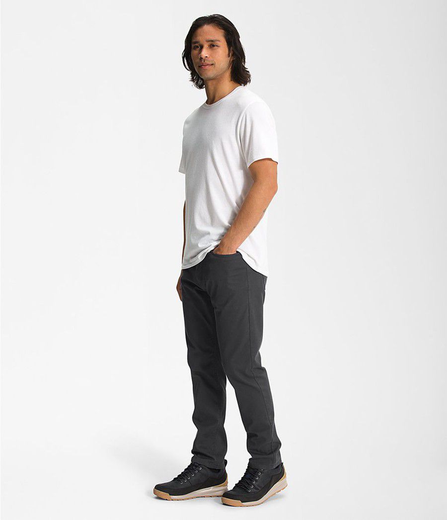 Pánské Kalhoty The North Face 5-Pocket Bedford Corduroy Šedé | XPJKNAW-65