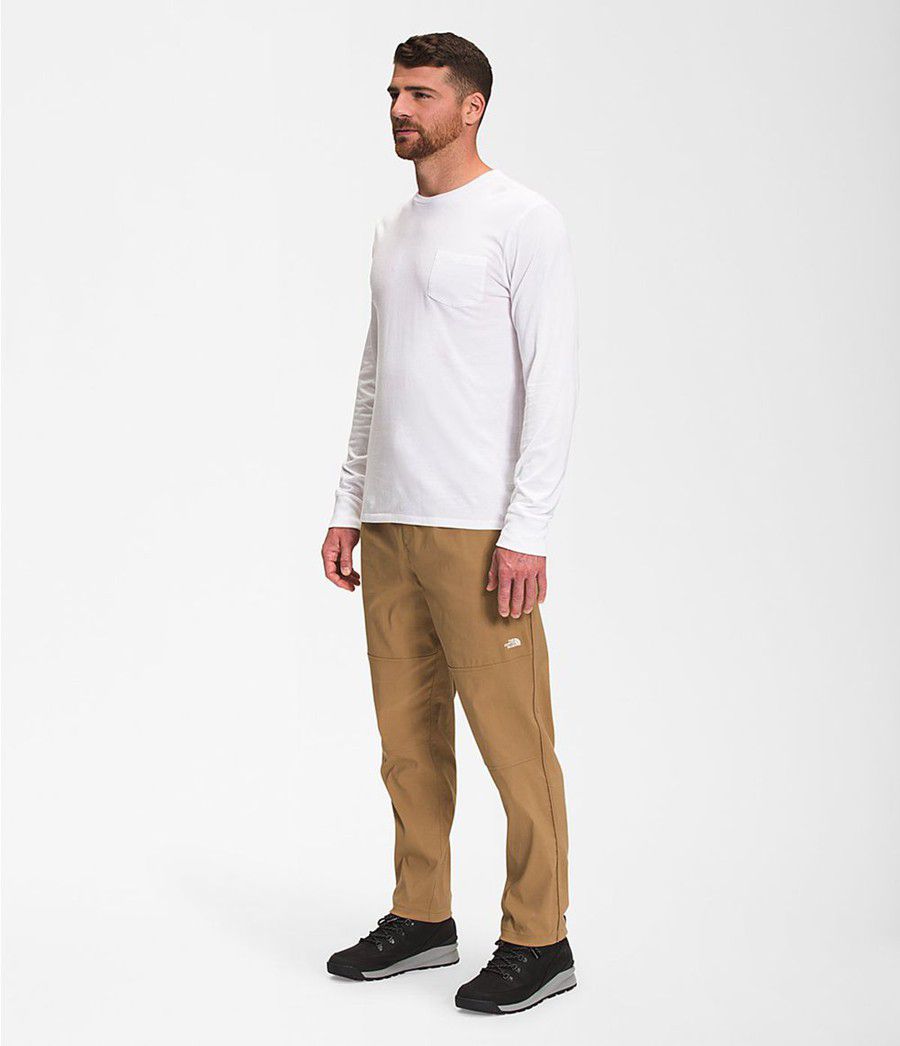 Pánské Kalhoty The North Face Class V Belted Hnědé | UVDYEIN-84