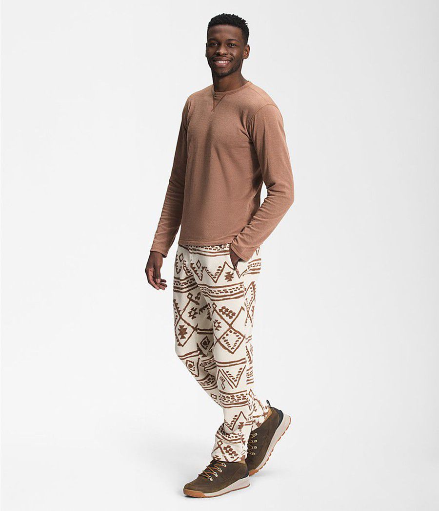 Pánské Kalhoty The North Face Printed Gordon Lyons Béžový | PLHKYBD-08