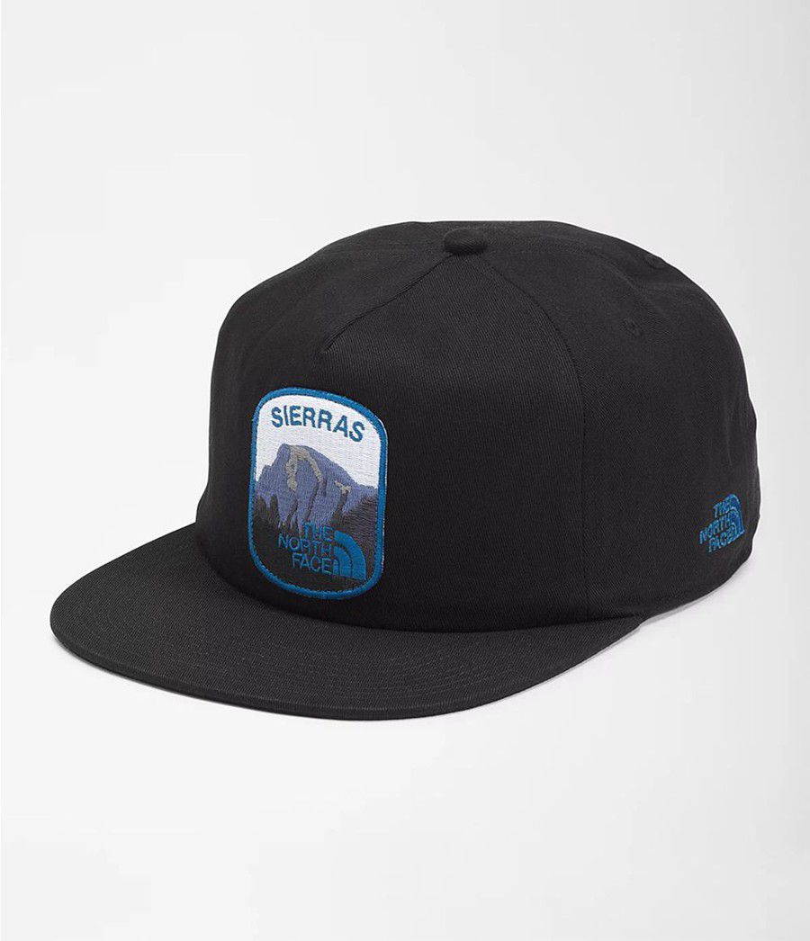 Pánské Klobouky The North Face Embroidered Earthscape Ball Cap Černé | OLESMWQ-35
