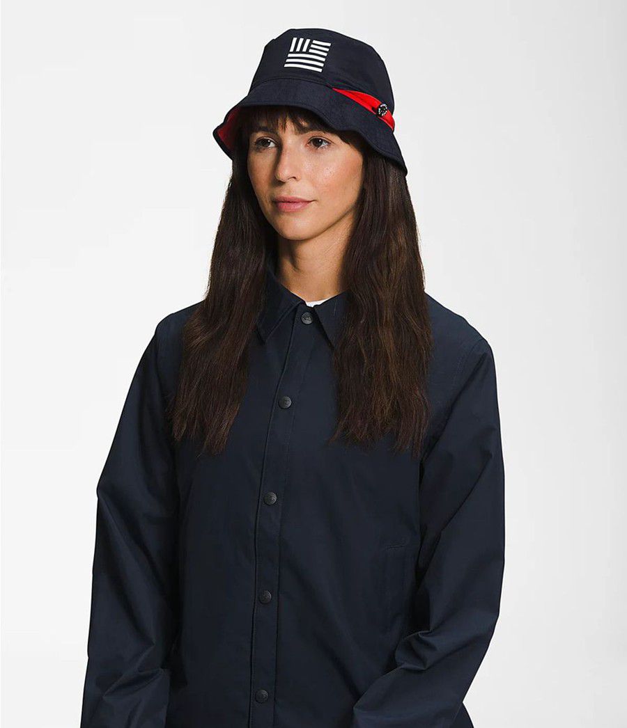 Pánské Klobouky The North Face Ic Reversible Spectator Bucket Tmavě Blankyt | HSBYXVA-92