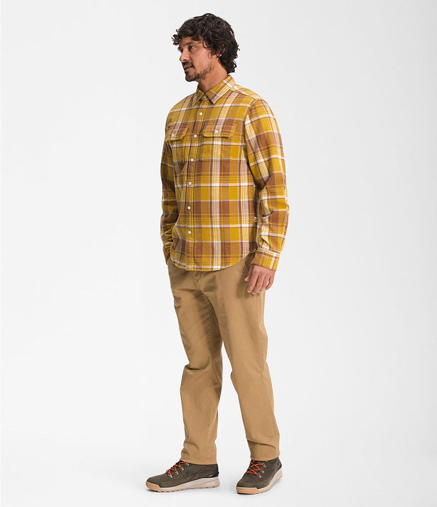 Pánské Košile The North Face Arroyo Flannel Žluté | VPWAOKF-18