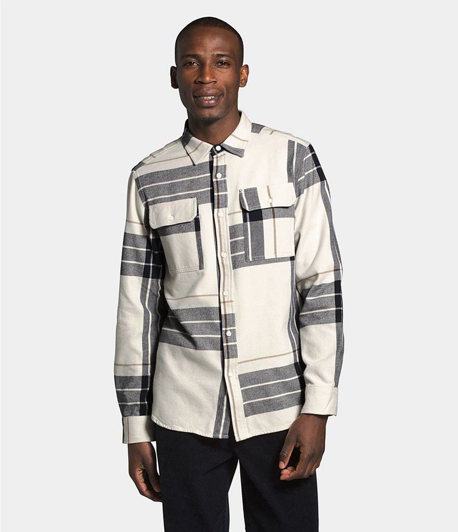 Pánské Košile The North Face Arroyo Flannel Bílé | TZEBKDJ-20