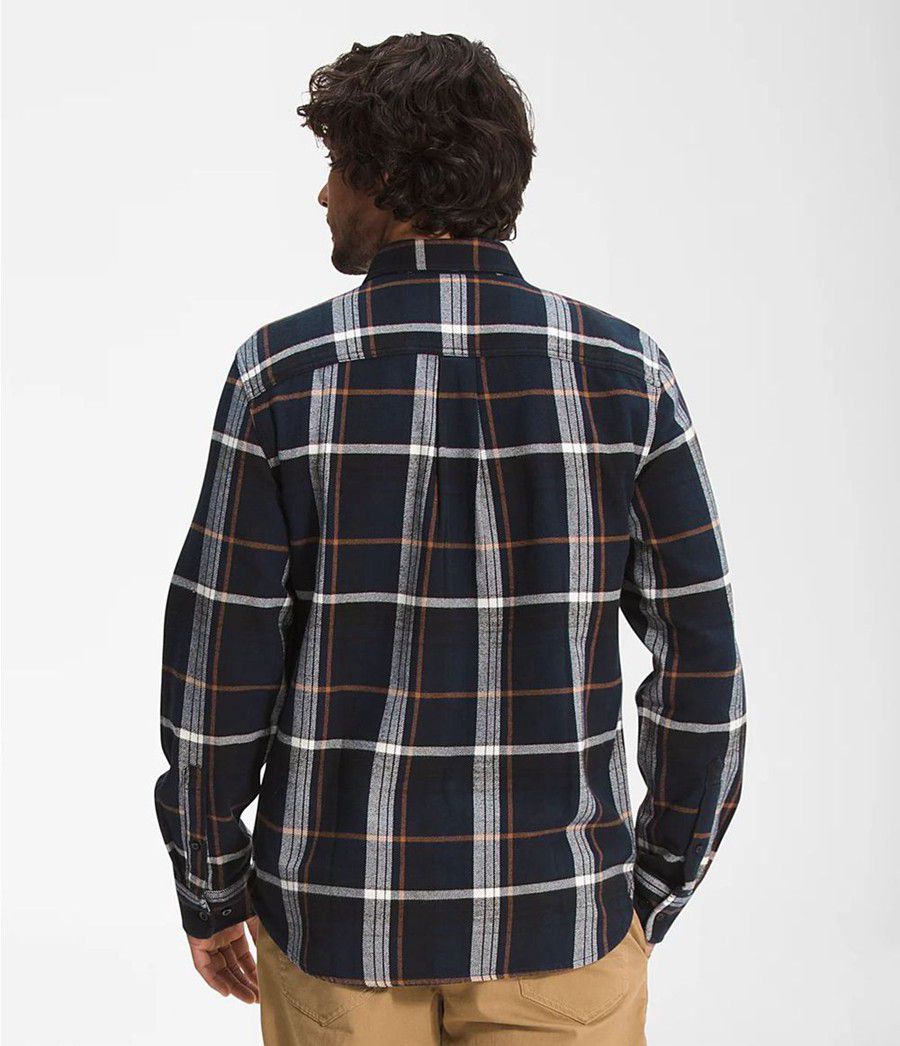 Pánské Košile The North Face Arroyo Flannel Tmavě Blankyt | TUMFDBA-86