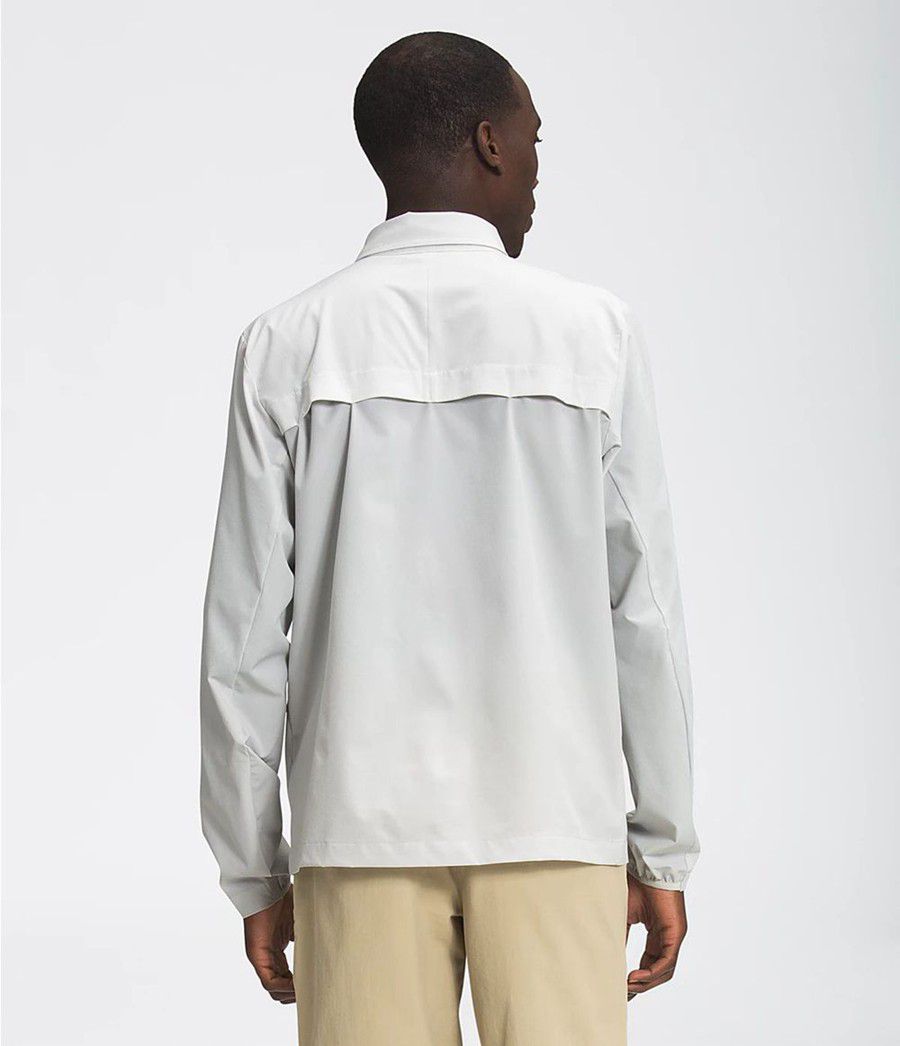 Pánské Košile The North Face First Trail Long Sleeve Šedé | OBYPFSJ-58