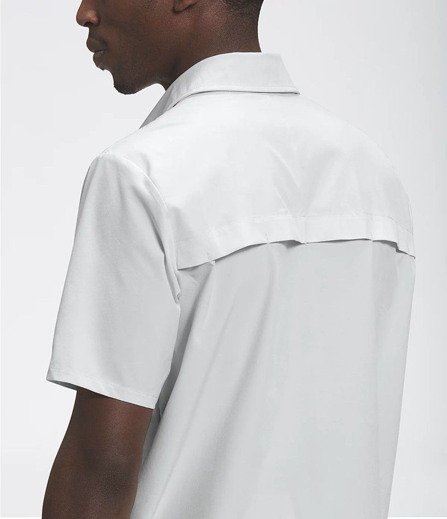 Pánské Košile The North Face First Trail Short Sleeve Šedé | GEQTVKA-74