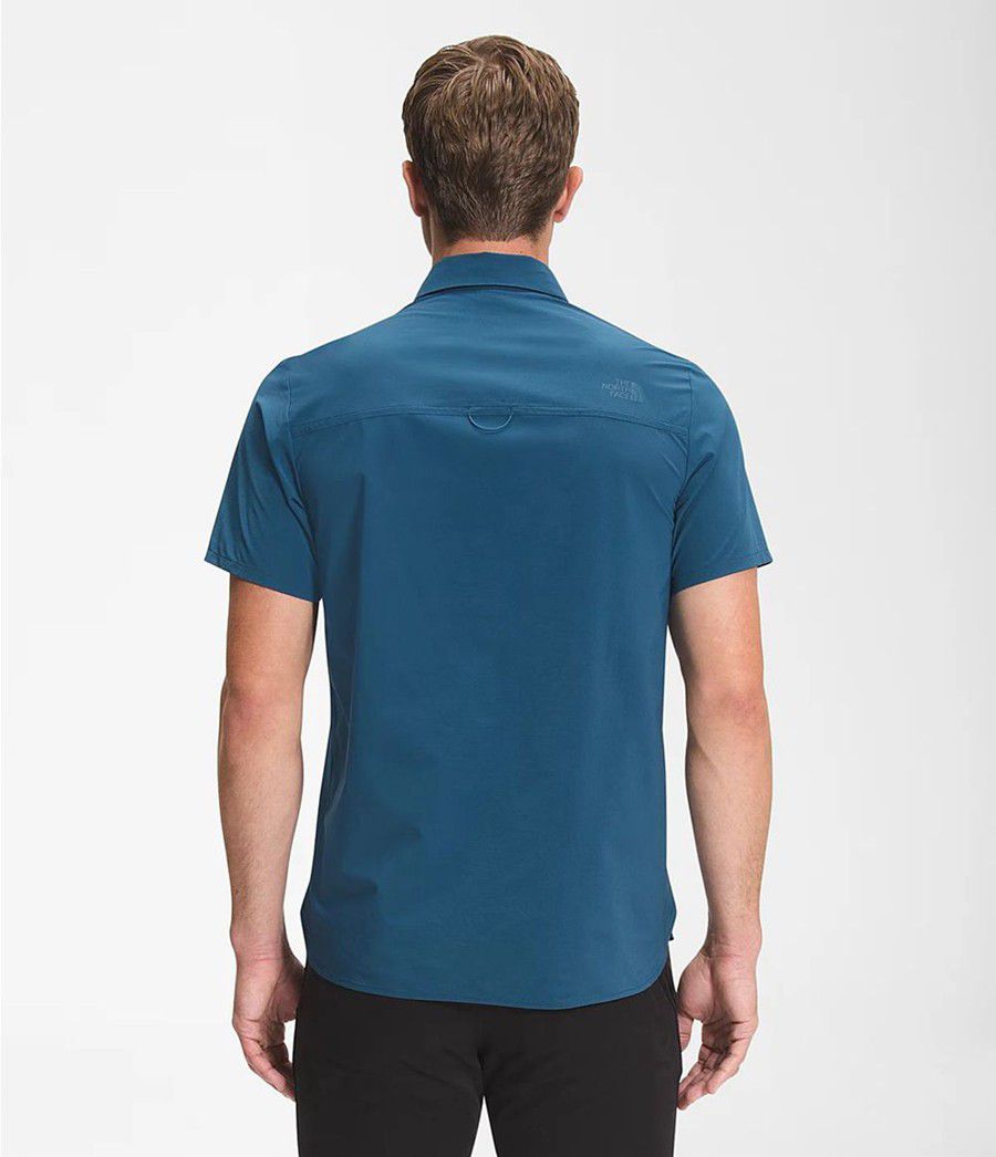 Pánské Košile The North Face North Dome Short Sleeve Blankyt | ATXHQJG-27