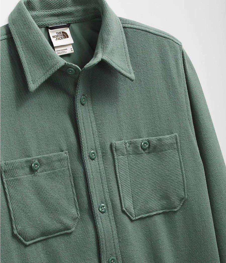 Pánské Košile The North Face Valley Twill Flannel Zelene | WMZAVJG-81