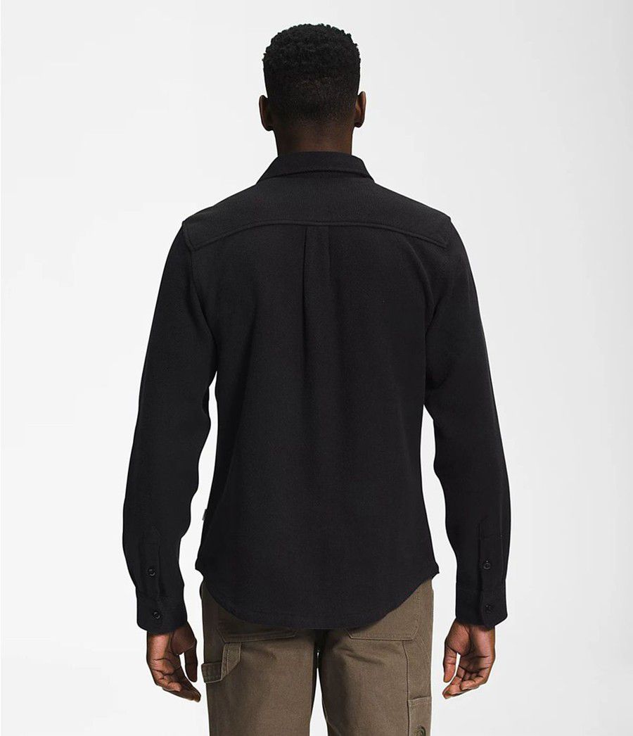 Pánské Košile The North Face Valley Twill Flannel Černé | NRHBFUQ-56